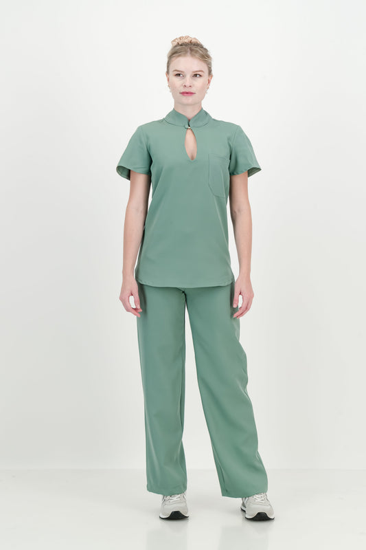 Women's Kyoto High Waist Set - Sage Green