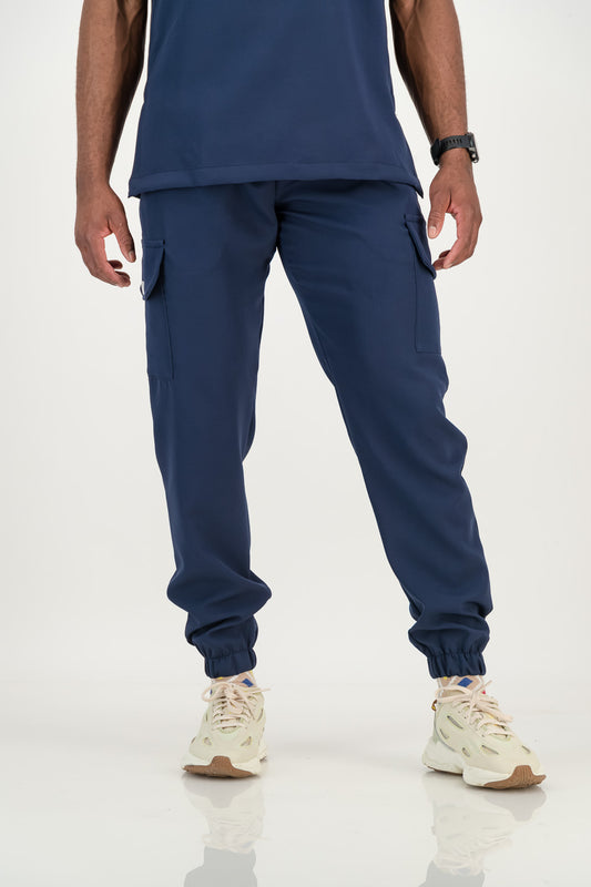 Men's Marine Blue Scrub Pants