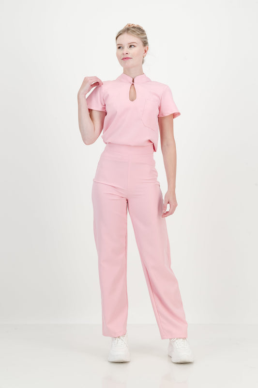 Women's Kyoto High Waist Set - Baby Pink