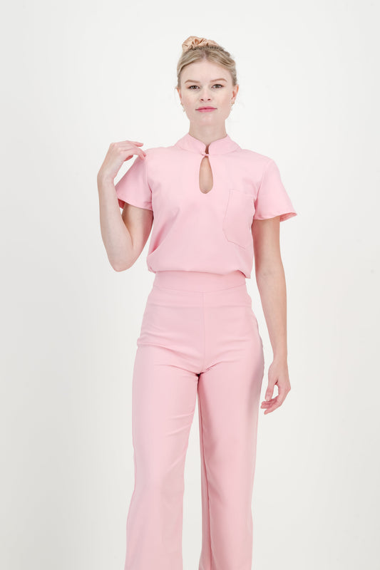 Women's Kyoto Top - Baby Pink